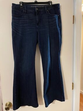 Chico's Dark Navy Flare Jeans 2R